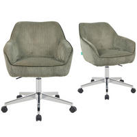 BÜROSTUHL Mika-Noel - Chromfarben/Grün, Textil/Metall (60/79/61cm) - DUBI Möbel