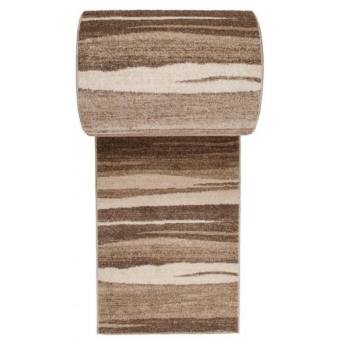 LÄUFER SARI Taupe 70/100 cm - Taupe, Textil (70/100cm) - Tapiso