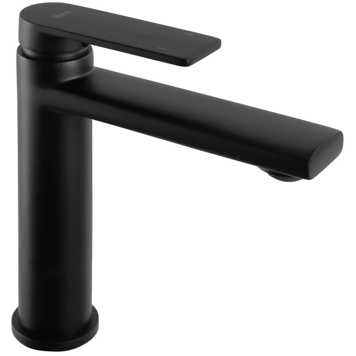 WASCHBECKENARMATUR Rea Verso Black Low - Schwarz, Metall (4.5/16.5/15.5cm) - REA