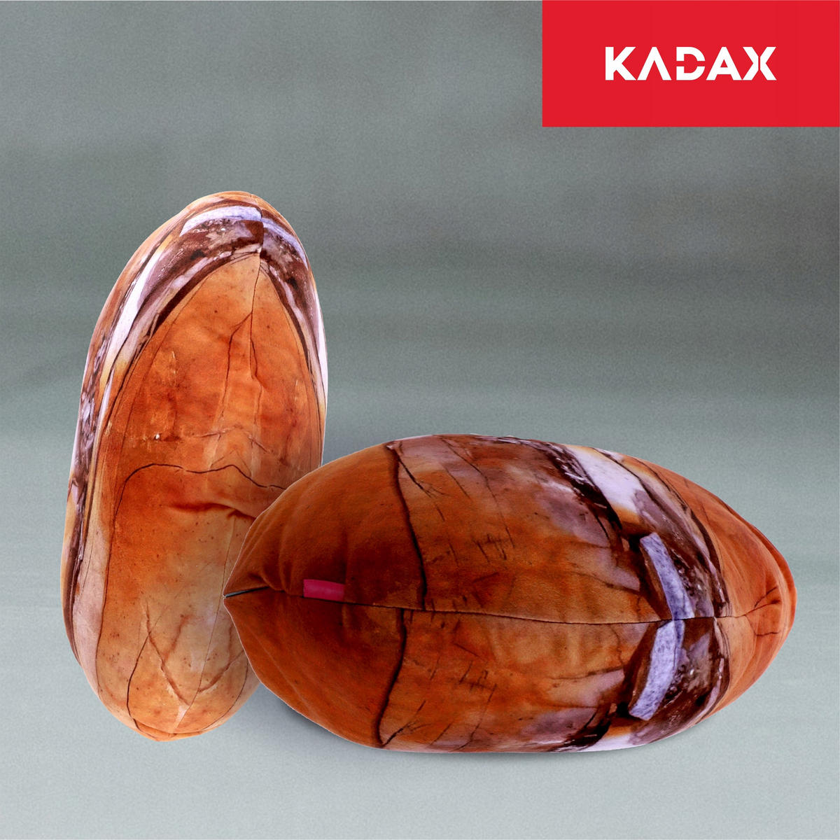 DEKOKISSEN, 33 x 41 cm - Braun, Textil (33/41cm) - KADAX
