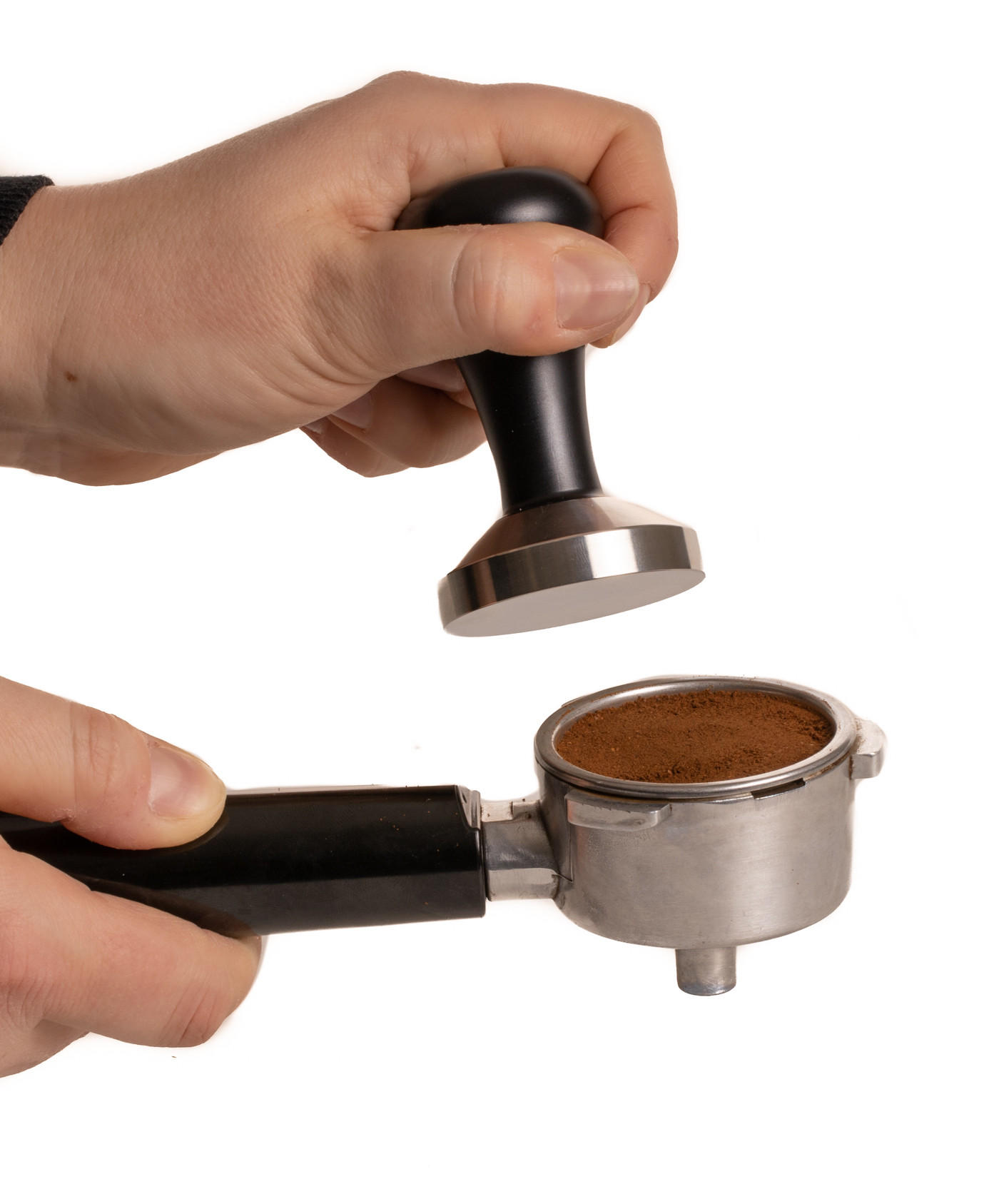 KAFFEEDAMPFER Kaffee Barista Tamper - Schwarz - ø 5 cm - Schwarz, Metall (2/9/6cm) - Jay Hill
