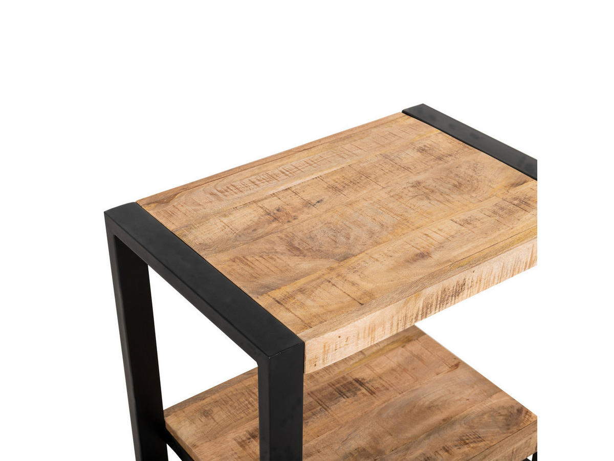 BEISTELLTISCH Britt Mangoholz 60 cm / 40 cm Natur - Naturfarben, Holz (40/60/60cm) - Villa Möbel