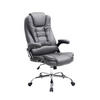 BÜROSTUHL Toronto, Kunstleder Grau - Grau, Textil/Metall (69/123/78cm) - TPFLiving