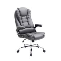 BÜROSTUHL Toronto, Kunstleder Grau - Grau, Textil/Metall (69/123/78cm) - TPFLiving
