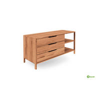 KOMMODE PAUL Kernbuche - Kernbuche, Holz (140/64/50cm) - byoak