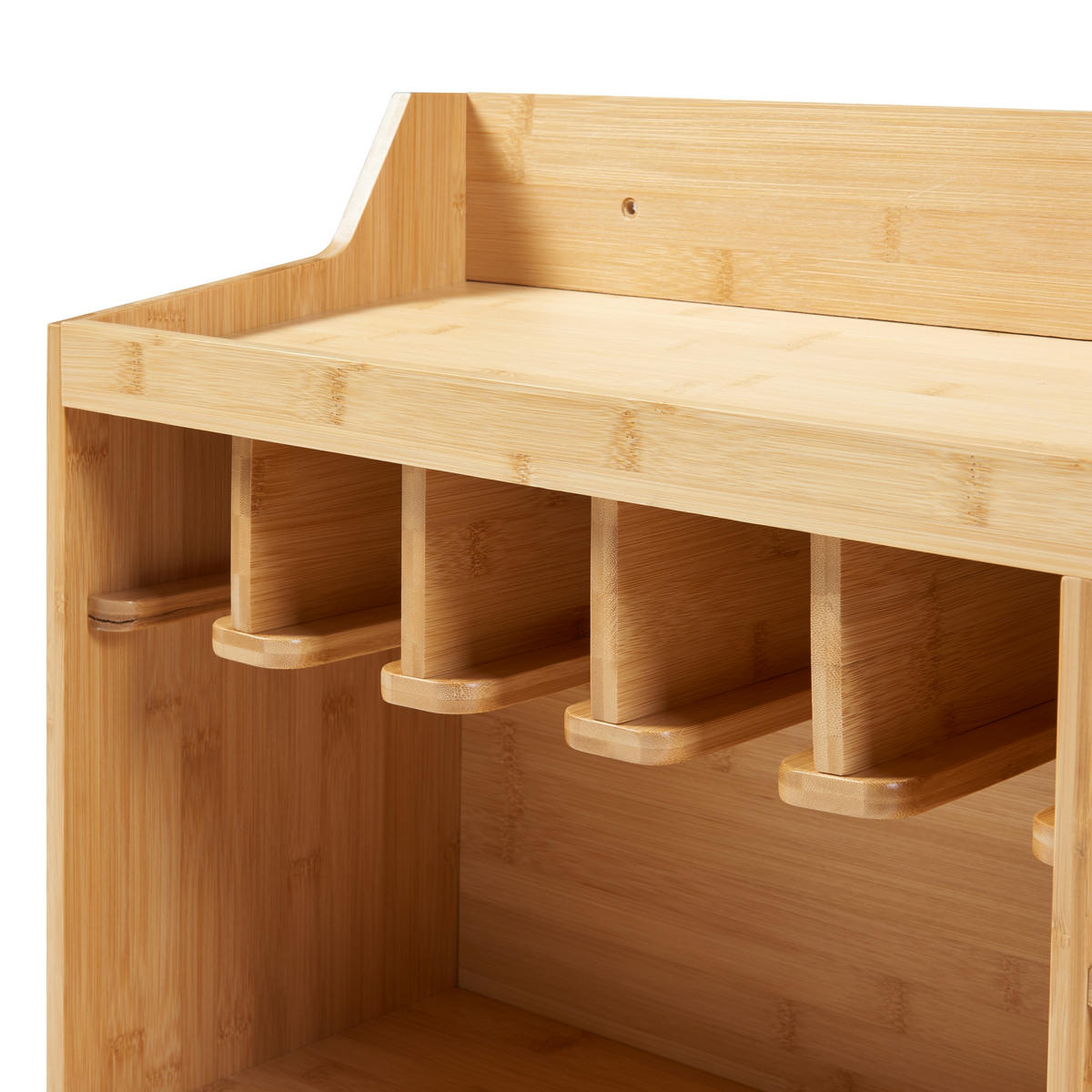 WERKZEUG-ORGANIZER Gjemnes - Naturfarben, Holz (86/45/25cm) - [en.casa]