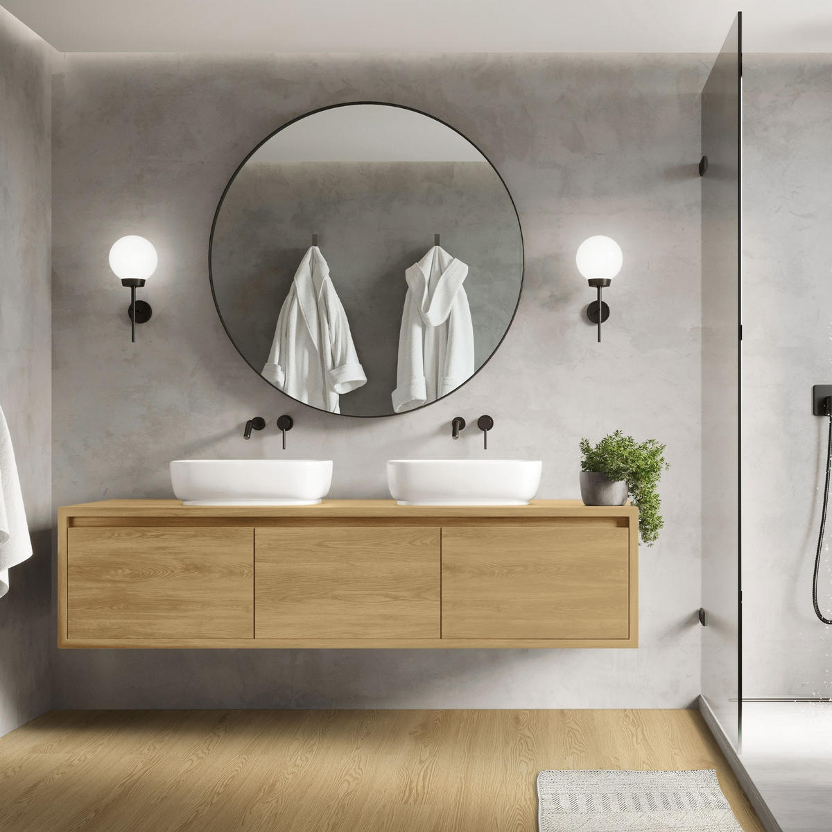 VINYLBODEN selbstklebend 2,23m²/16 Dielen Natur Eiche - Naturfarben, Kunststoff (91.5/15.3/0.2cm) - ML-DESIGN