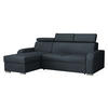 ECKSOFA Oslo 2rLC - Silberfarben/Blaugrau, Holz/Textil (235/170cm) - MIRJAN24