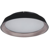 DECKENLEUCHTE Bilin 46/46/11 cm - Schwarz, Metall (46/46/11cm) - Beliani