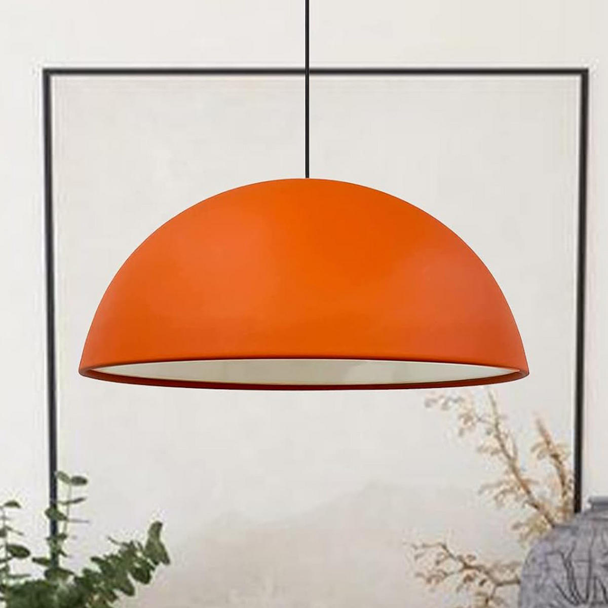 PENDELLEUCHTE Lipeo 40/23 - Orange, Metall (23/40/20cm) - Bamyum