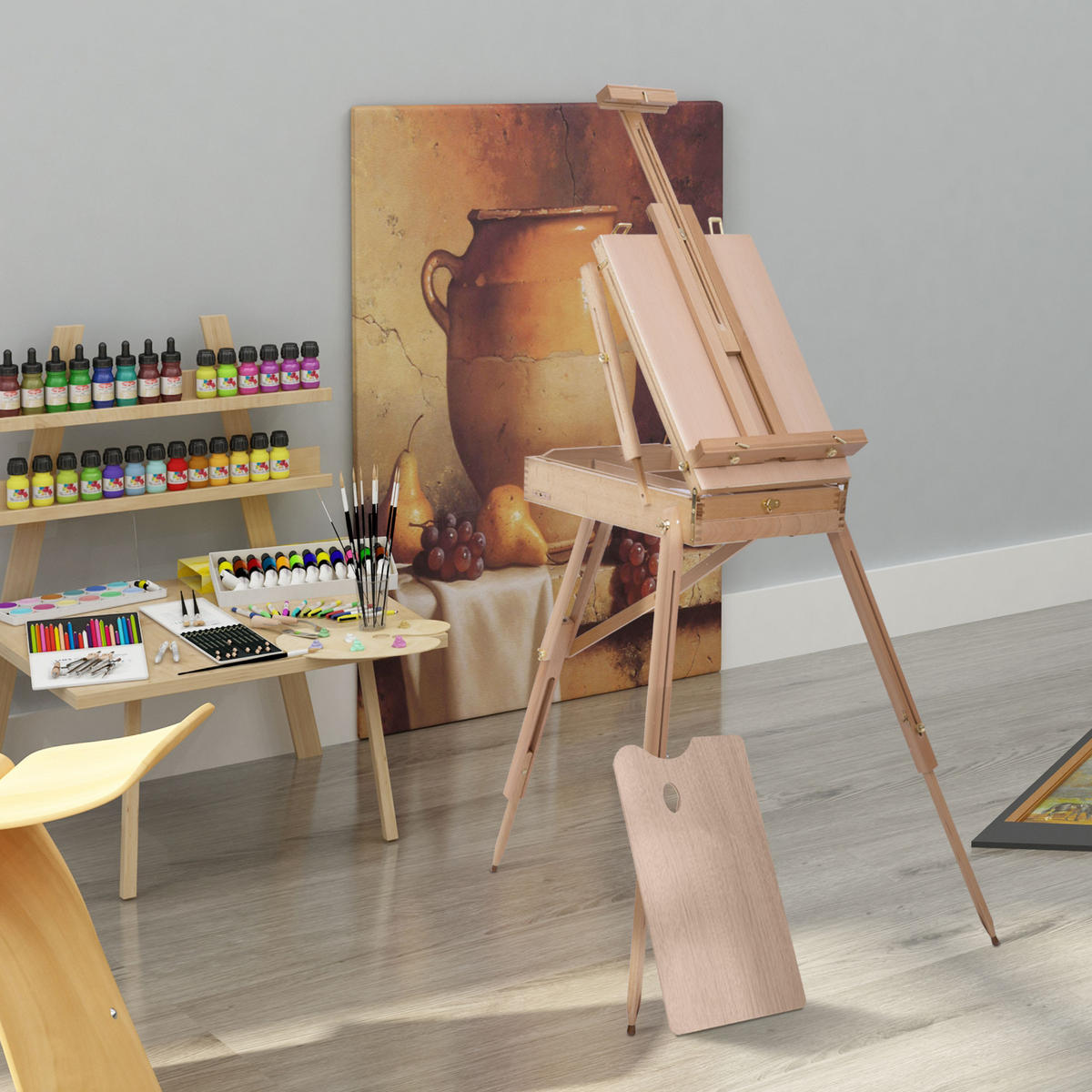 STAFFELEI DE-16655 Hellbuche - Braun, Holzwerkstoff (18/55/40cm) - ComfortXL