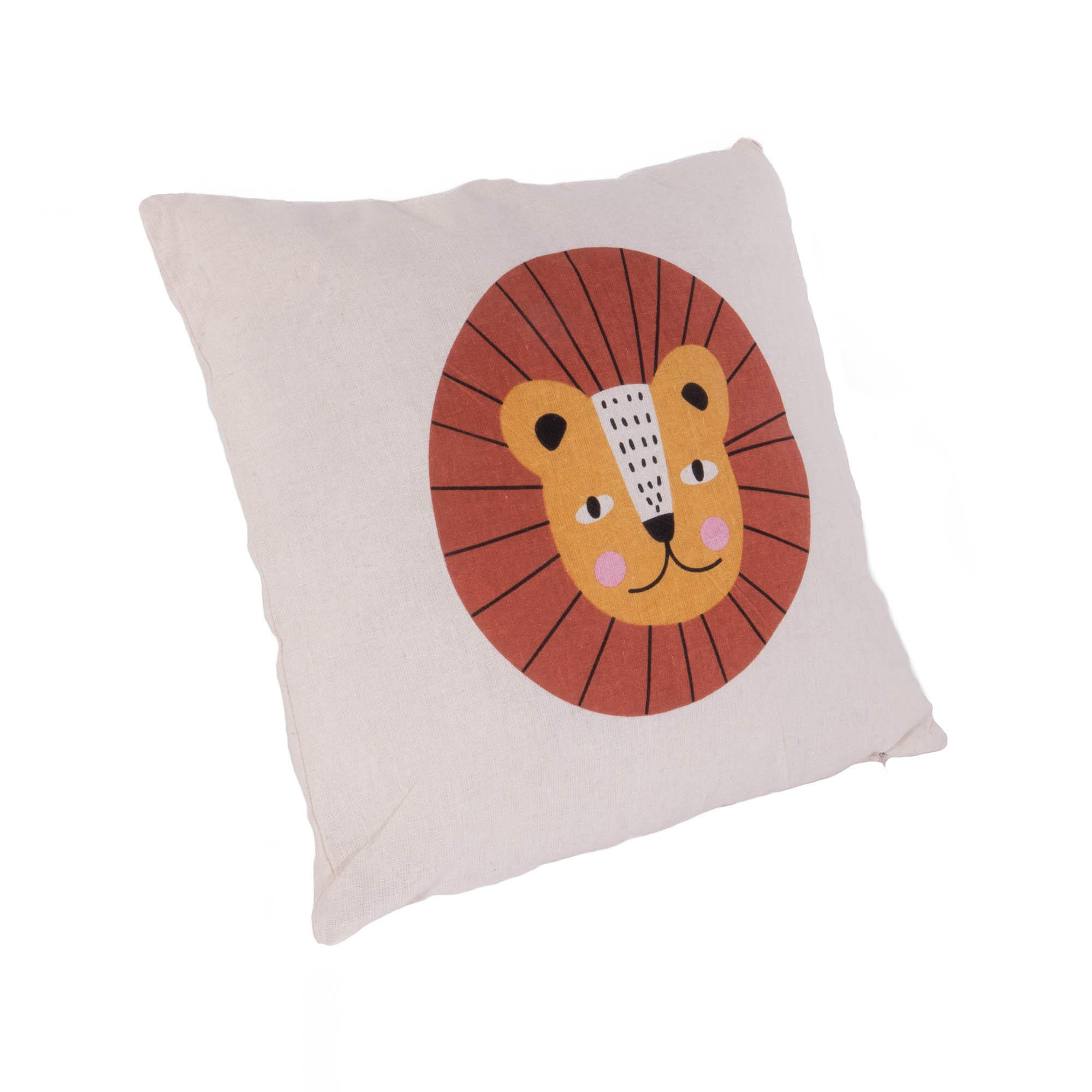 KINDERKISSEN Safari 40/40 cm - Multicolor, Kunststoff (40/40cm)