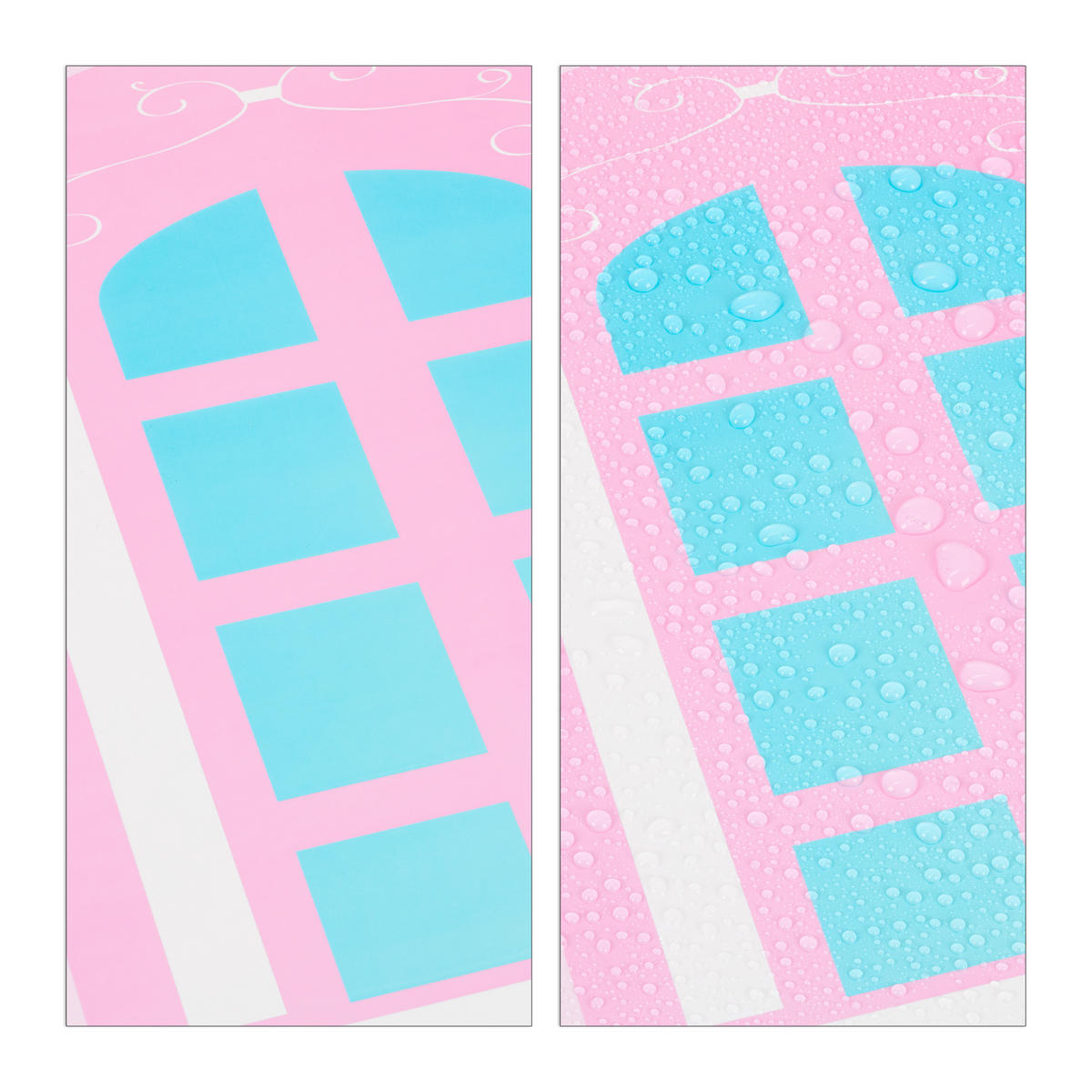STECKREGAL Schloss - Rosa, Kunststoff/Metall (110/128/37cm) - Relaxdays