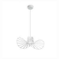 PENDELLEUCHTE Hugo Pd1 Lena 50 - Schwarz/Weiß, Metall (50/50/14cm) - Paco Home