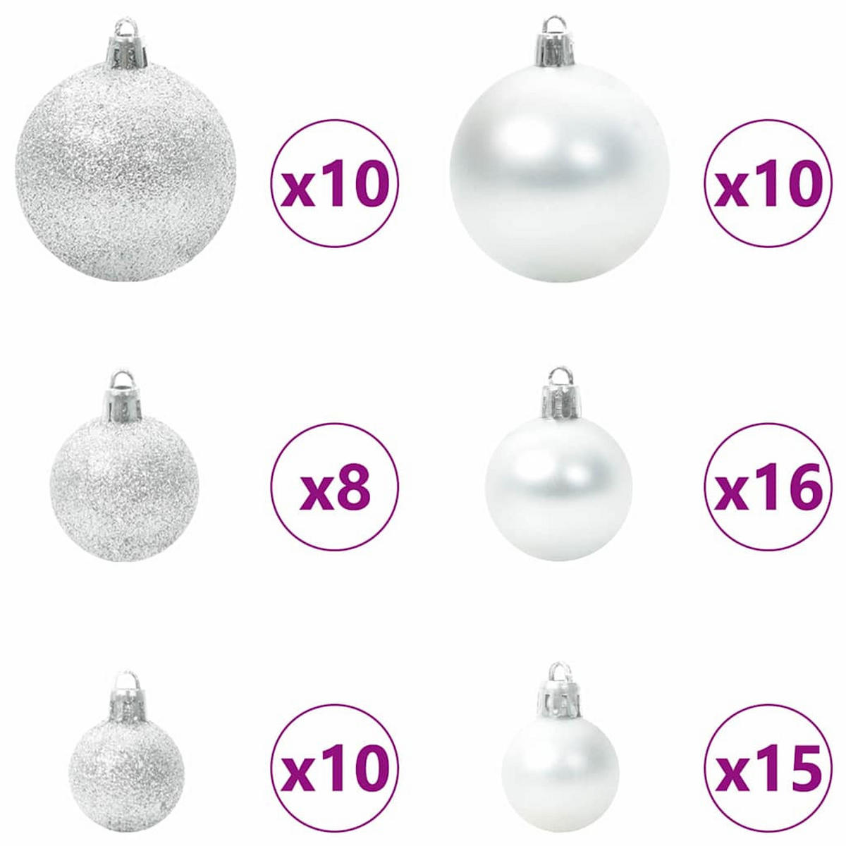 WEIHNACHTSBAUM Künstlicher Vorbeleuchteter Haltbar 110/110/210 cm Grün PVC - Schwarz, Kunststoff (210cm) - vidaXL
