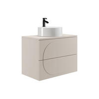 EINZELWASCHTISCH - 80cm x 46cm - MDF - beige - VUTOMA - Beige, Holz (80/60/46cm) - Vente-Unique
