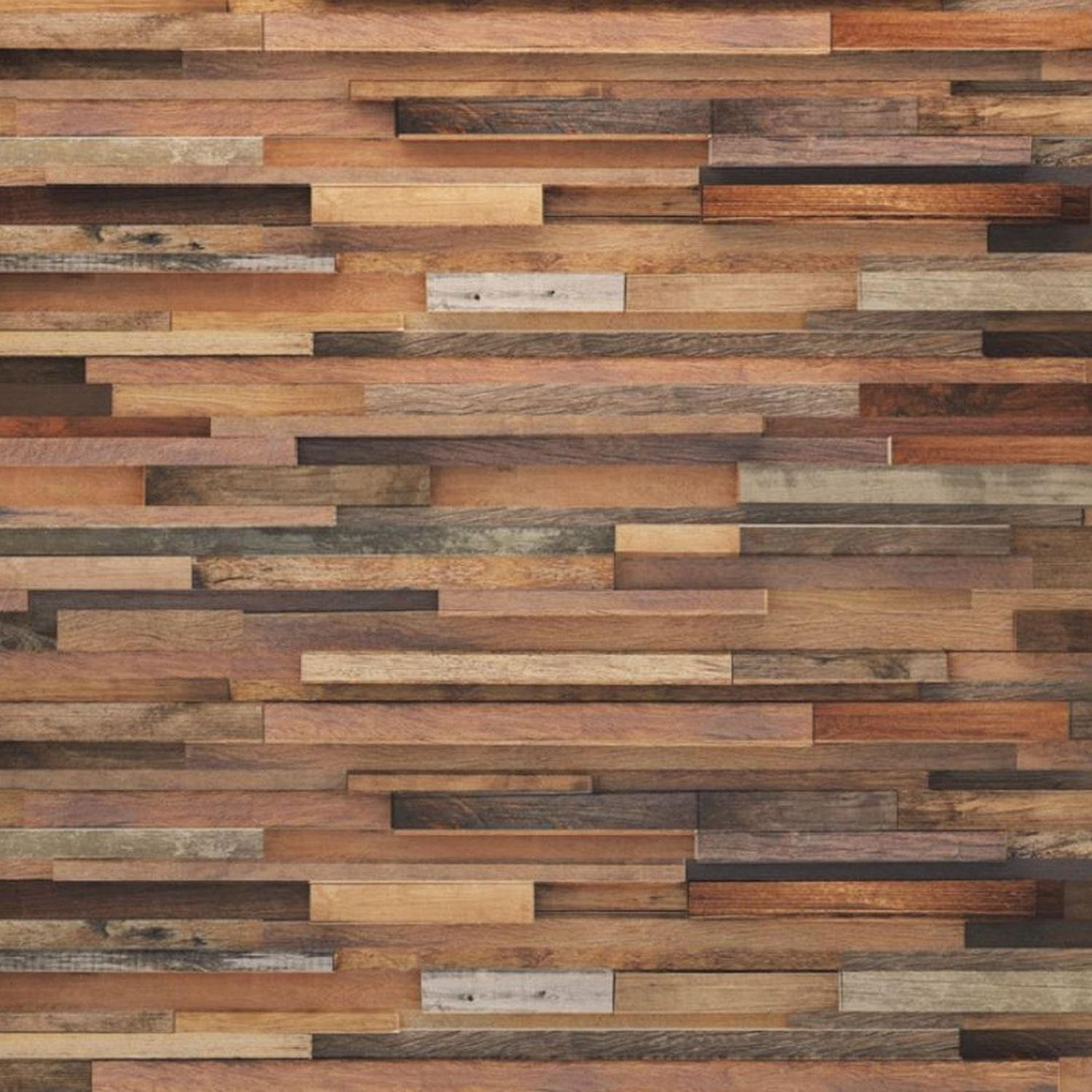 FOTOTAPETE Holzoptik 375 x 270 cm - Beige, Papier (375/270cm) - Sanders & Sanders