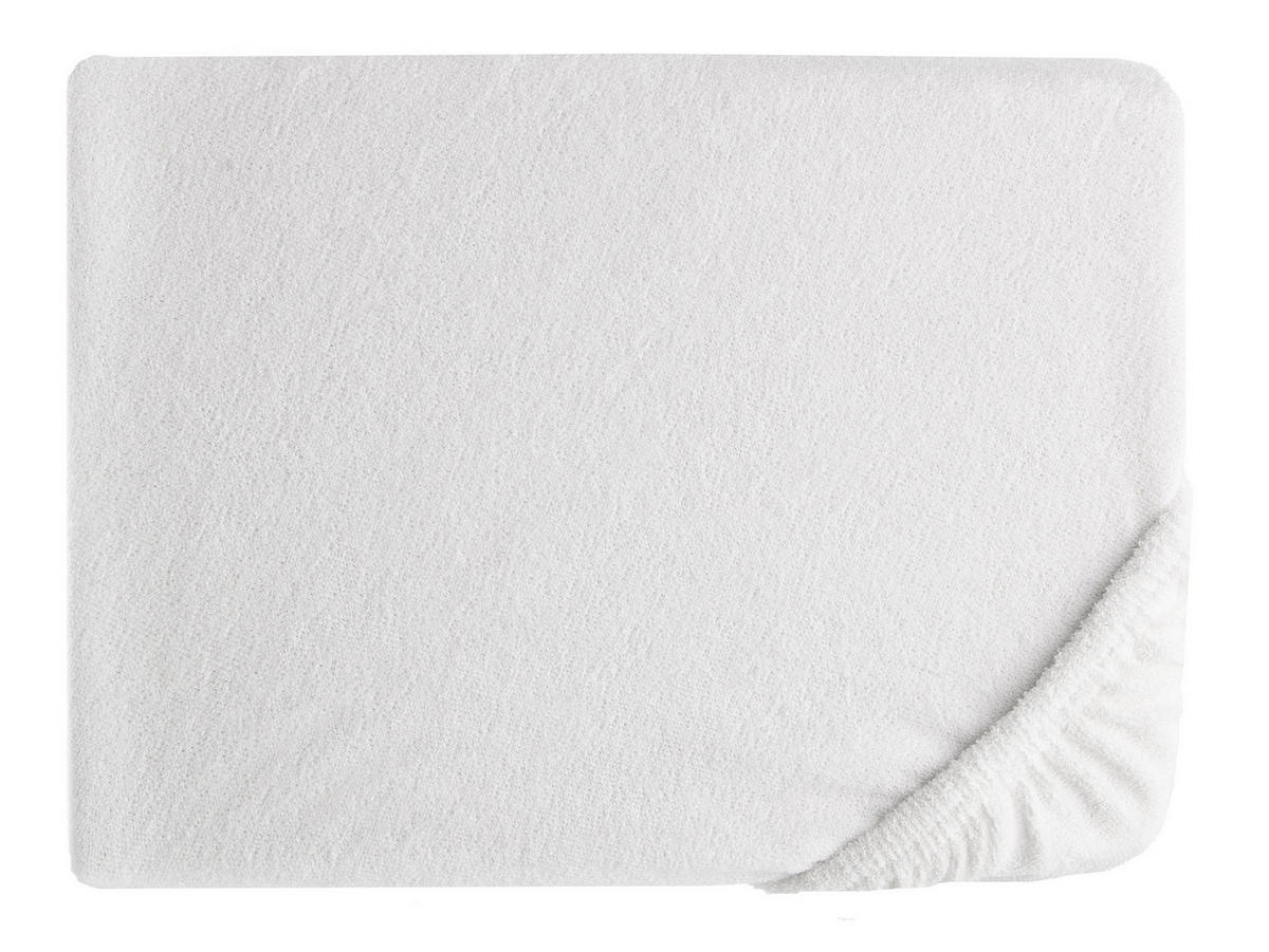 LIEGENBEZUG, 80% Baumwolle, 20% Polyester - Weiß, Naturmaterialien (70/10/200cm) - Zollner
