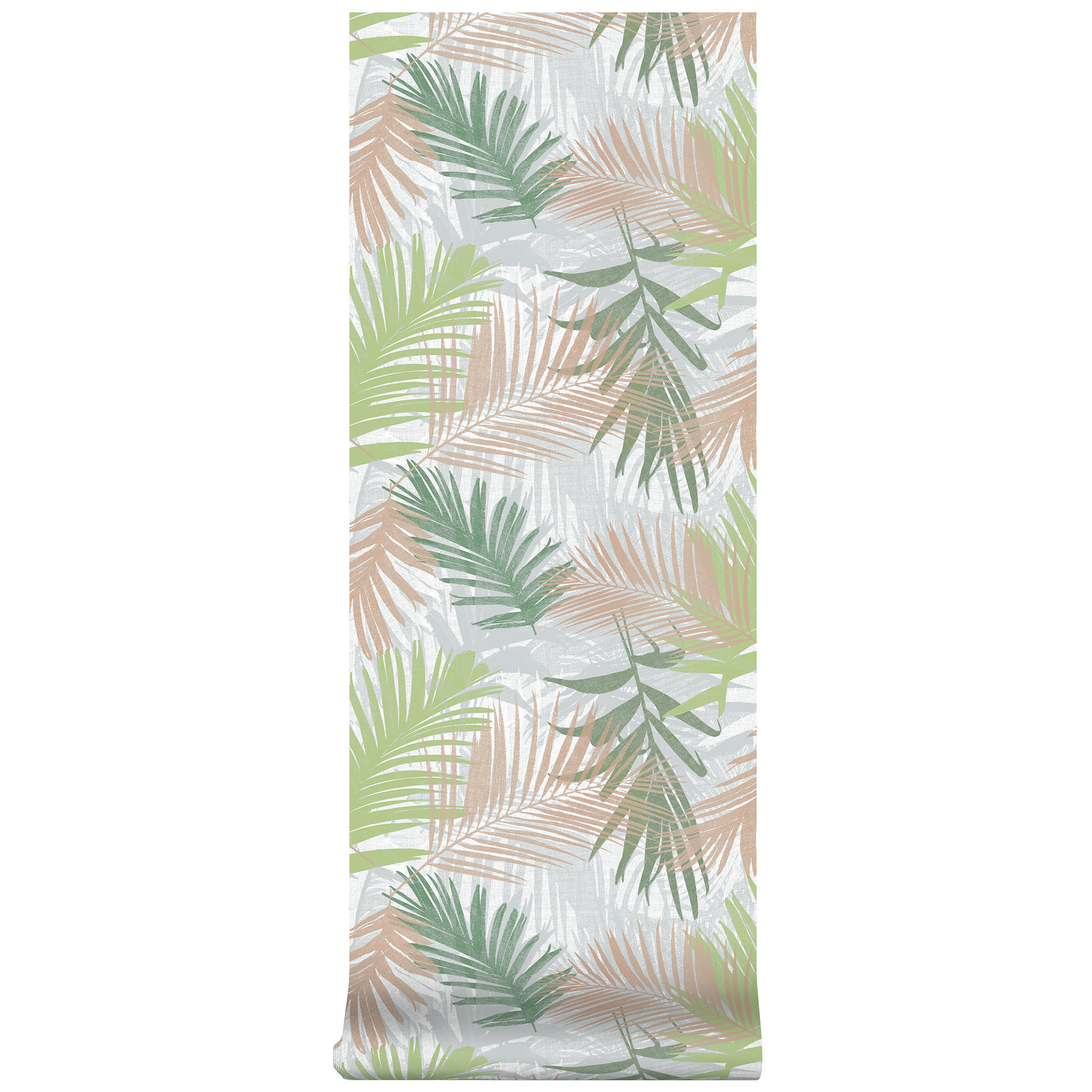 BOUTIQUE Vliestapete Jungle Glam 10mx52cm - Goldfarben/Grün, Papier/Kunststoff (52/1005cm) - Boutique