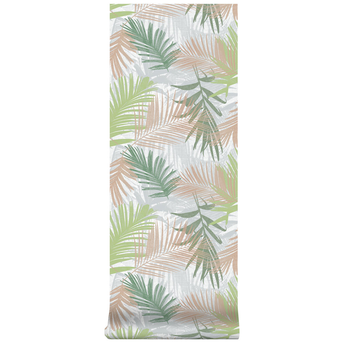 BOUTIQUE Vliestapete Jungle Glam 10mx52cm - Goldfarben/Grün, Papier/Kunststoff (52/1005cm) - Boutique