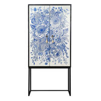 SCHRANK-SIDEBOARD aus MDF mit Blumenmuster ALVA NILO - Multicolor, Holzwerkstoff (75/165/45cm) - RNT By Really Nice Things