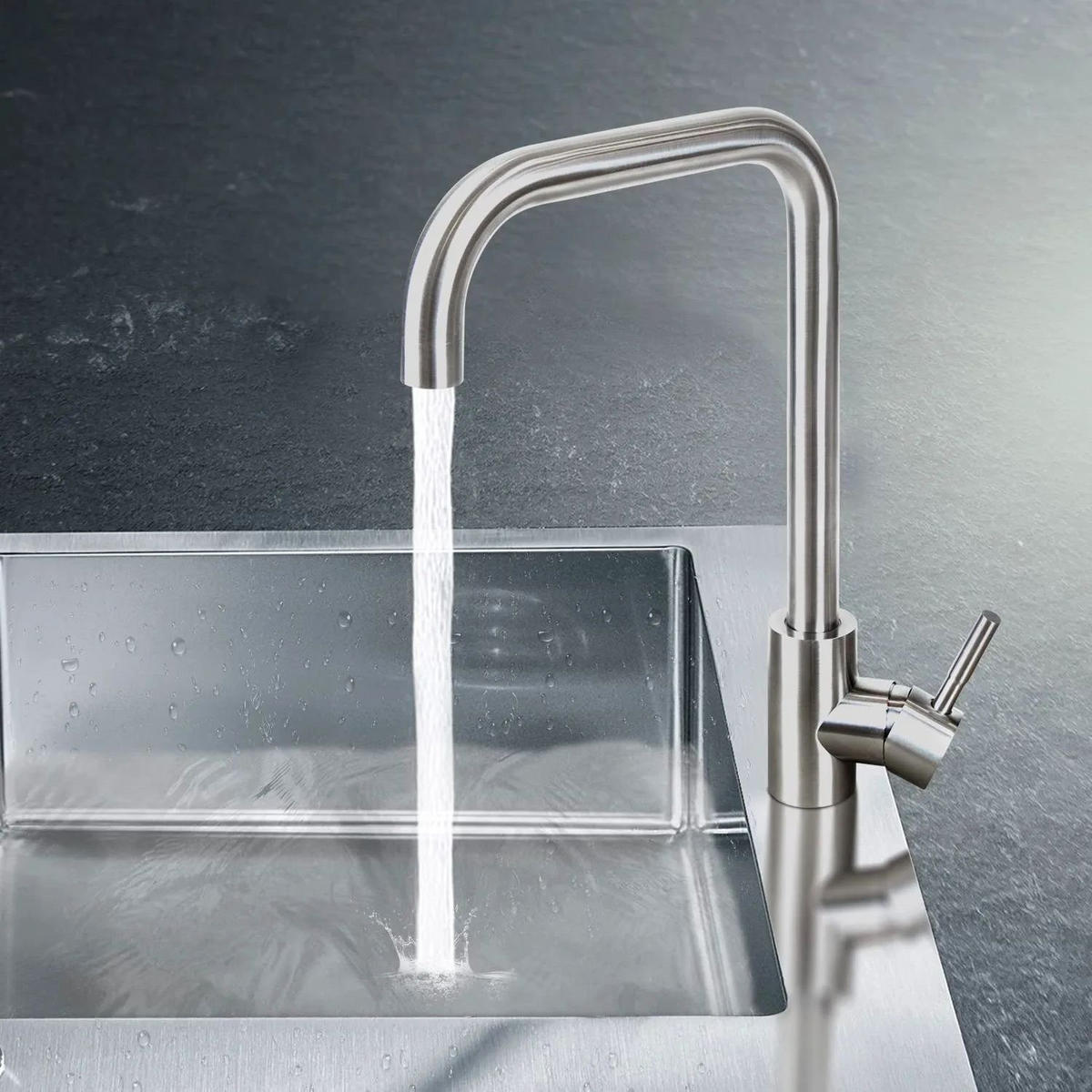 KÜCHENARMATUR Sophia - Silberfarben, Metall (6/34/22cm) - Nettlife