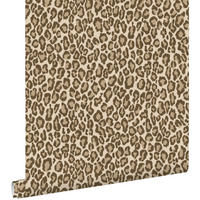 TAPETE Leopardenmuster 53 cm x 10.05 m - Braun, Papier (53/1000cm) - ESTAhome