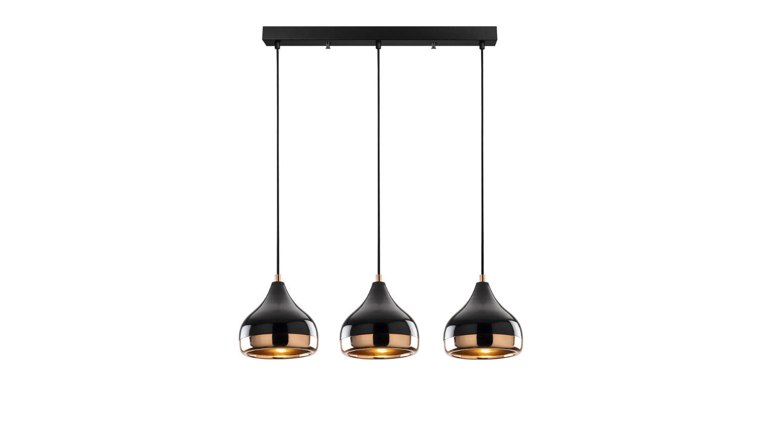HÄNGELAMPE ADIGE Schwarz Metall - Schwarz, Metall (17/67/111cm) - KAWOLA