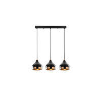HÄNGELAMPE ADIGE Schwarz Metall - Schwarz, Metall (17/67/111cm) - KAWOLA