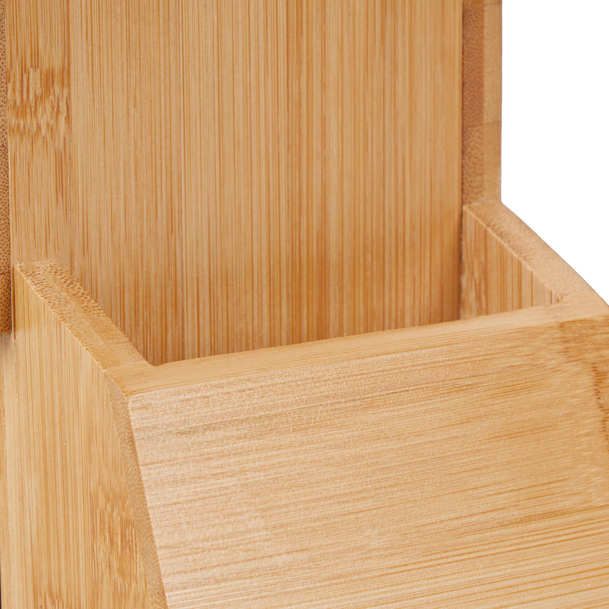 MESSERBLOCK - Hellbraun, Holz (11/21/22cm) - Relaxdays