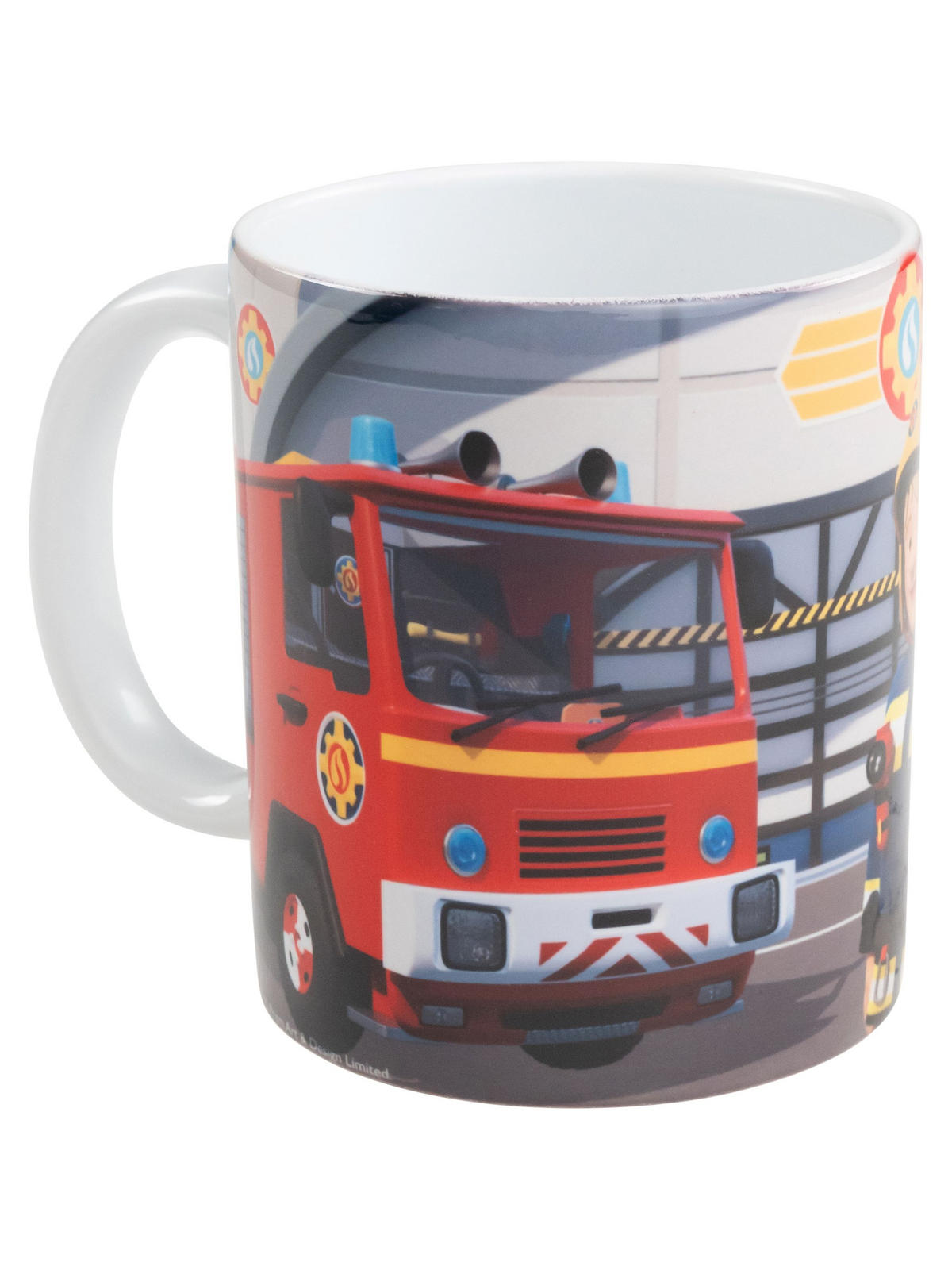 BECHER Feuerwehrmann Sam Team Rescue Mehrfarbig 320 ml - Multicolor, Keramik (0.32L) - Chiemsee