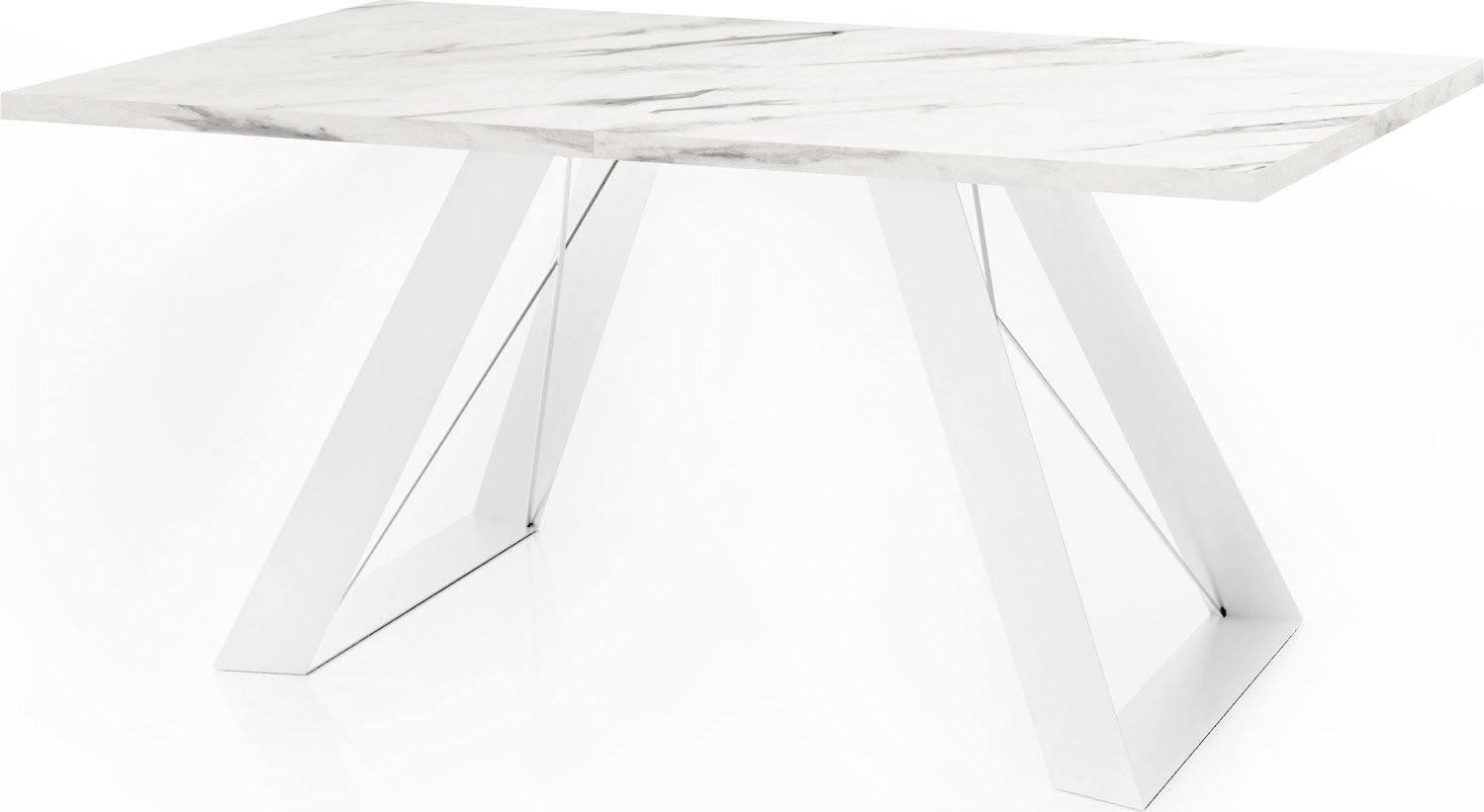 WFL Group Esstisch Ecru 240x76x80 cm