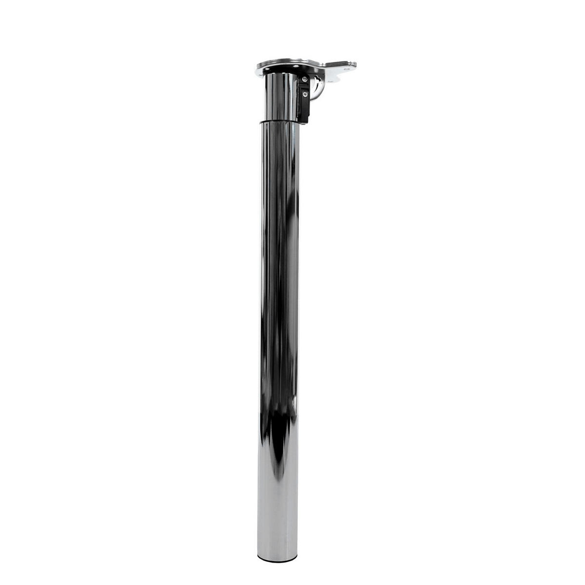 TISCHBEIN rund Grau 4er-Set - Grau, Metall (14/110/6cm) - MCW