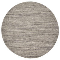 HANDWEBTEPPICH Pure 100x100 cm - Grau, Textil (100/100cm) - THEKO