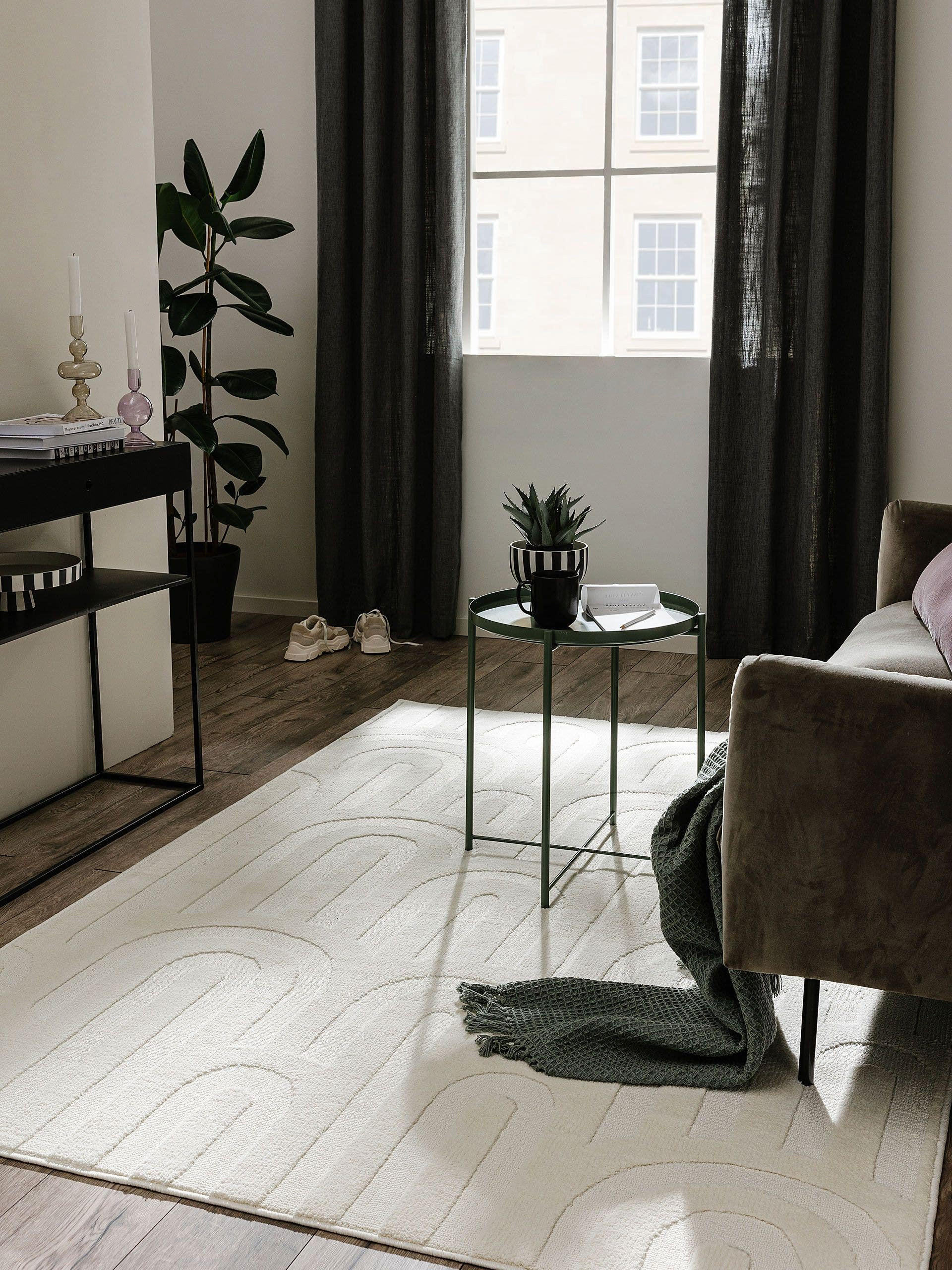 TEPPICH Paloma Cream 120x170 cm - Creme, Textil (120/170cm) - benuta Pop