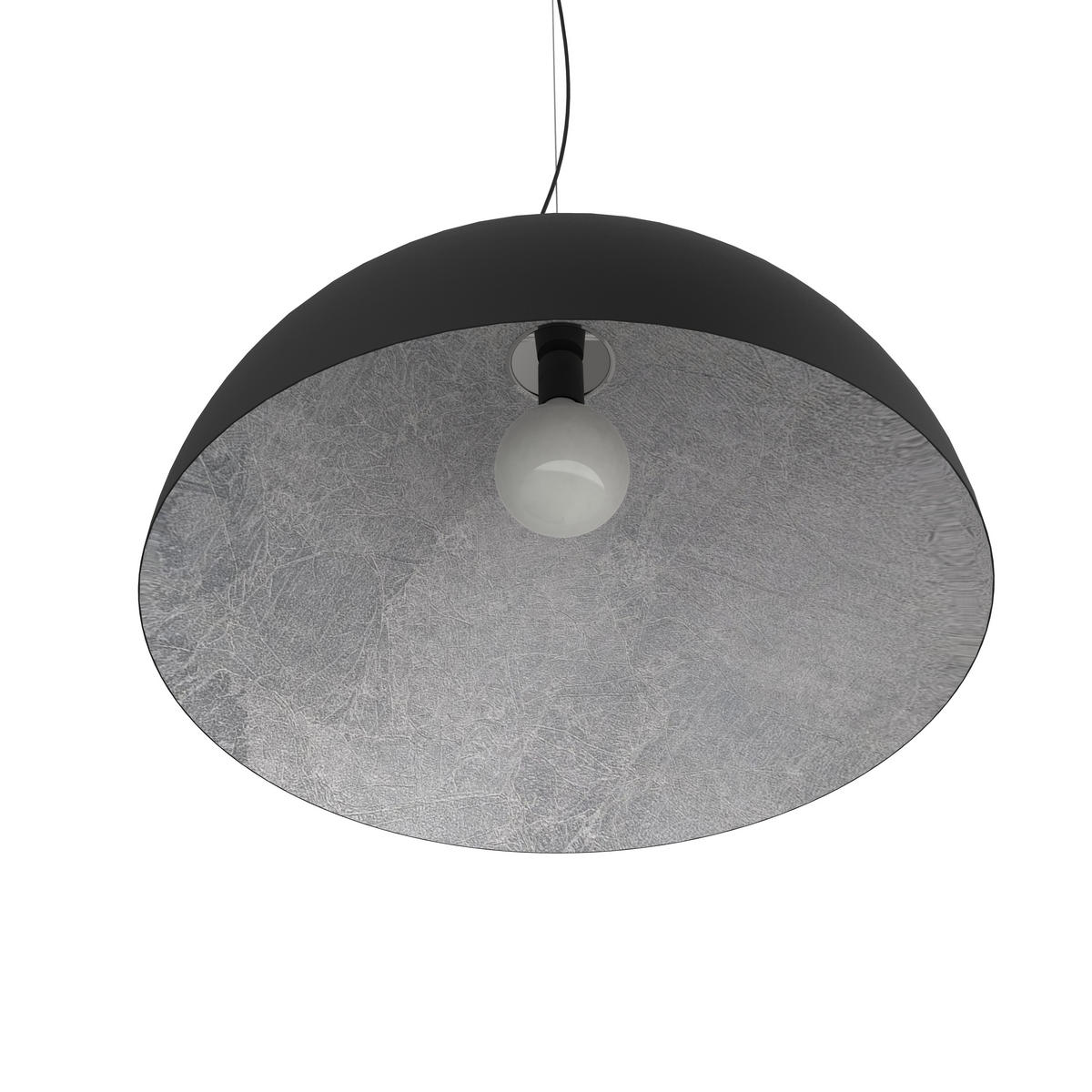 HÄNGELEUCHTE - Schwarz, Metall (60/60/30cm) - Lumicom