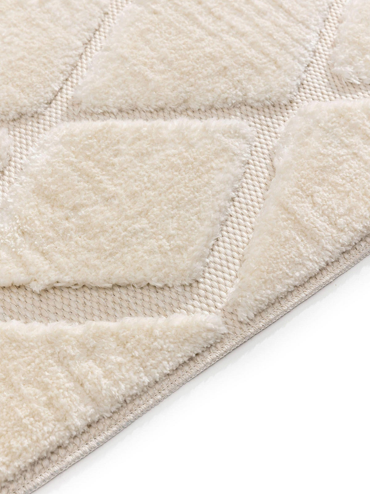 TEPPICH Elanie 160/230 cm - Creme, Kunststoff (160/230cm) - benuta Pop