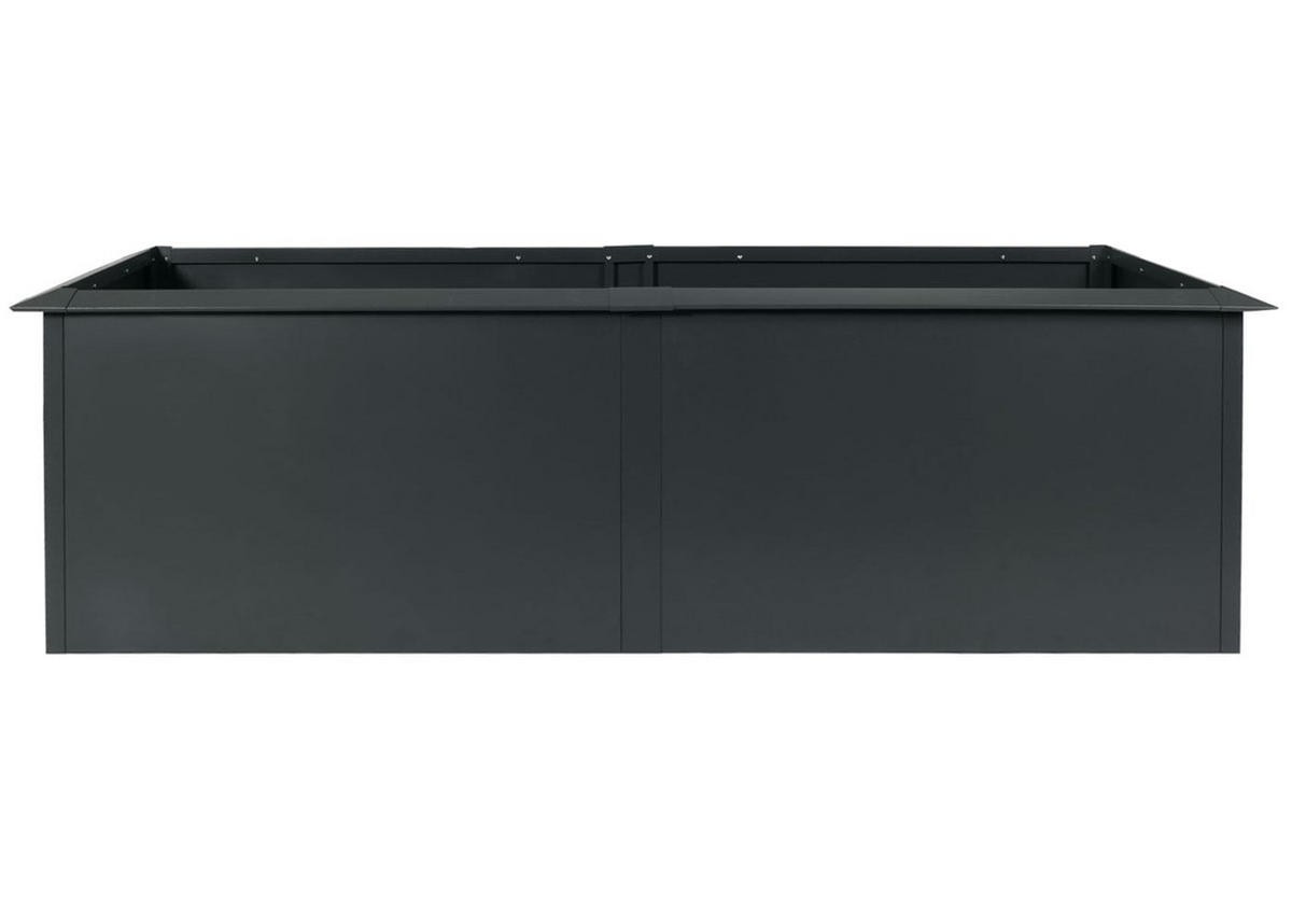 HOCHBEET Schneckenkante 78x250x90cm Anthrazit - Anthrazit, Metall (250/78/90cm) - PROREGAL