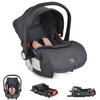 BABYSCHALE Trio Set Isofix rosa mit Isofixbasis Royal, i-Size (40 - 87cm) Adapter - Rosa, Kunststoff (44/68/44cm) - Moni