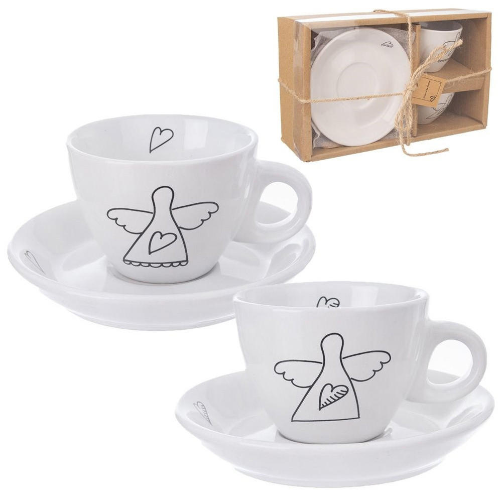 Orion  Orion Espressotassen-Set Weiß