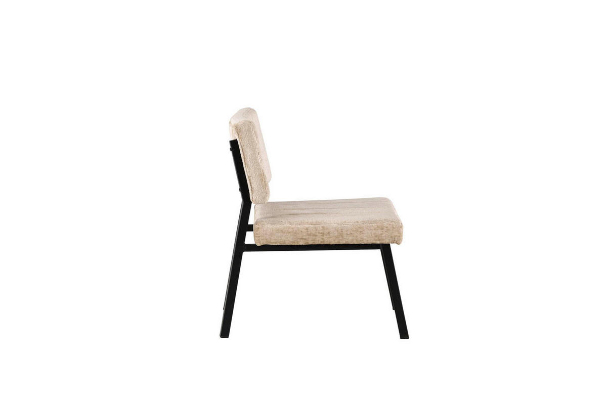 SESSEL velour beige - Beige, Holzwerkstoff (66/74/64cm) - ebuy24