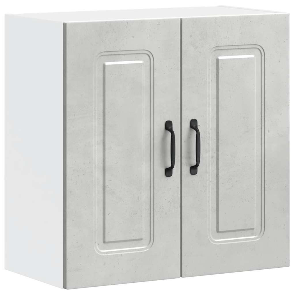 vidaXL Küchen-Hängeschrank Grau 31x60x60 cm