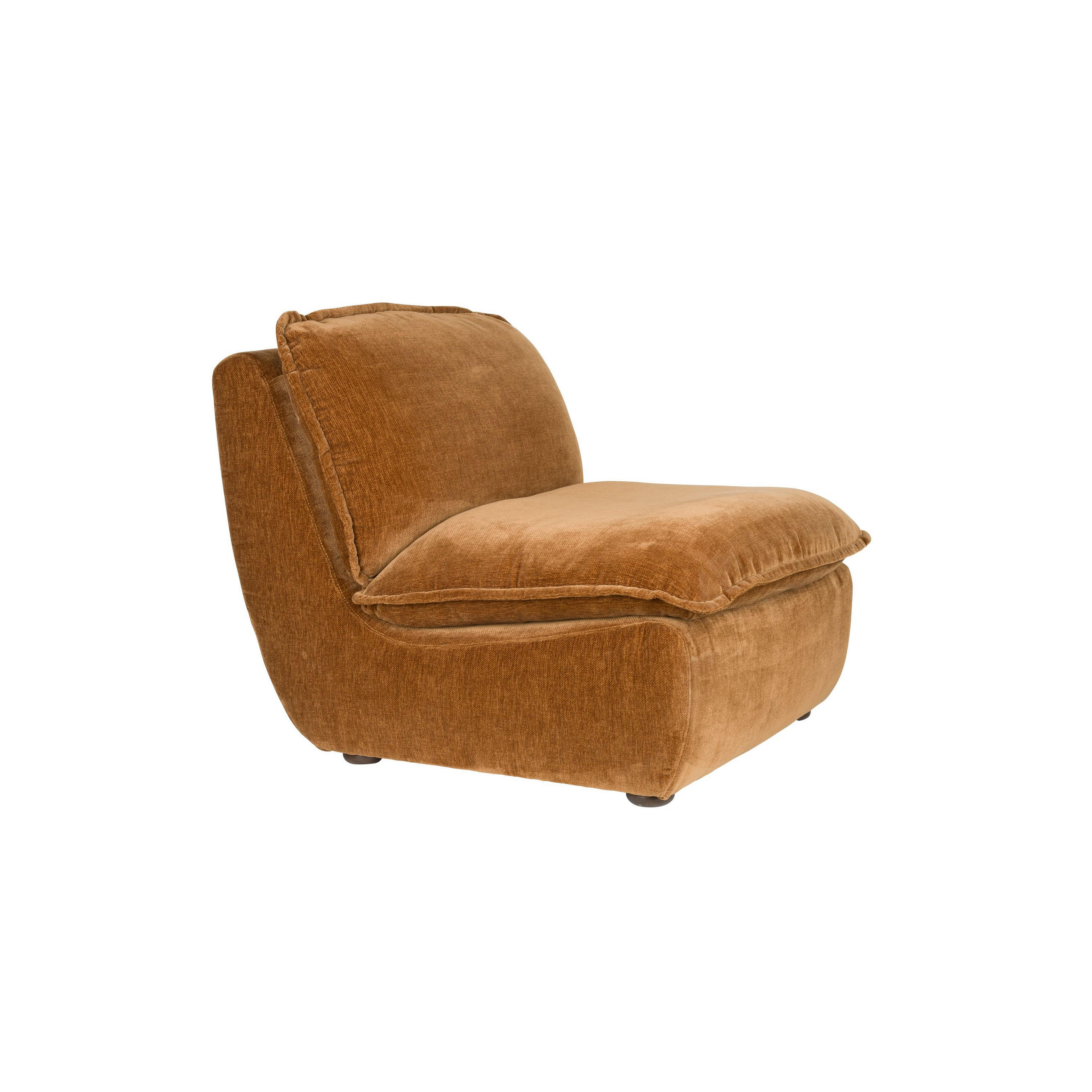 SESSEL Radley Cognac - Braun, Kunststoff (82/83/100cm) - Dutchbone