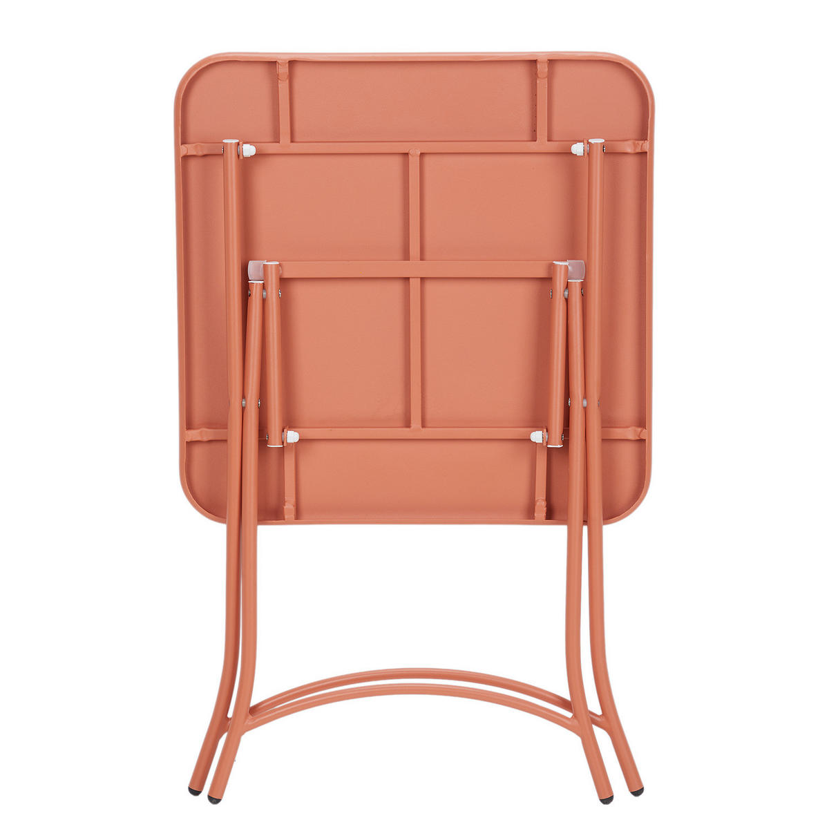 KLAPPTISCH Urban One 58x58 cm - Rot/Orange, Metall (58/58/74cm) - Butlers