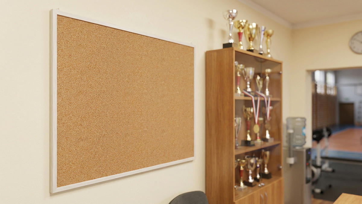 PINNWAND mit weißem Naturholzrahmen 100x80cm - Weiß, Holz (100/80/1.5cm) - ALLboards