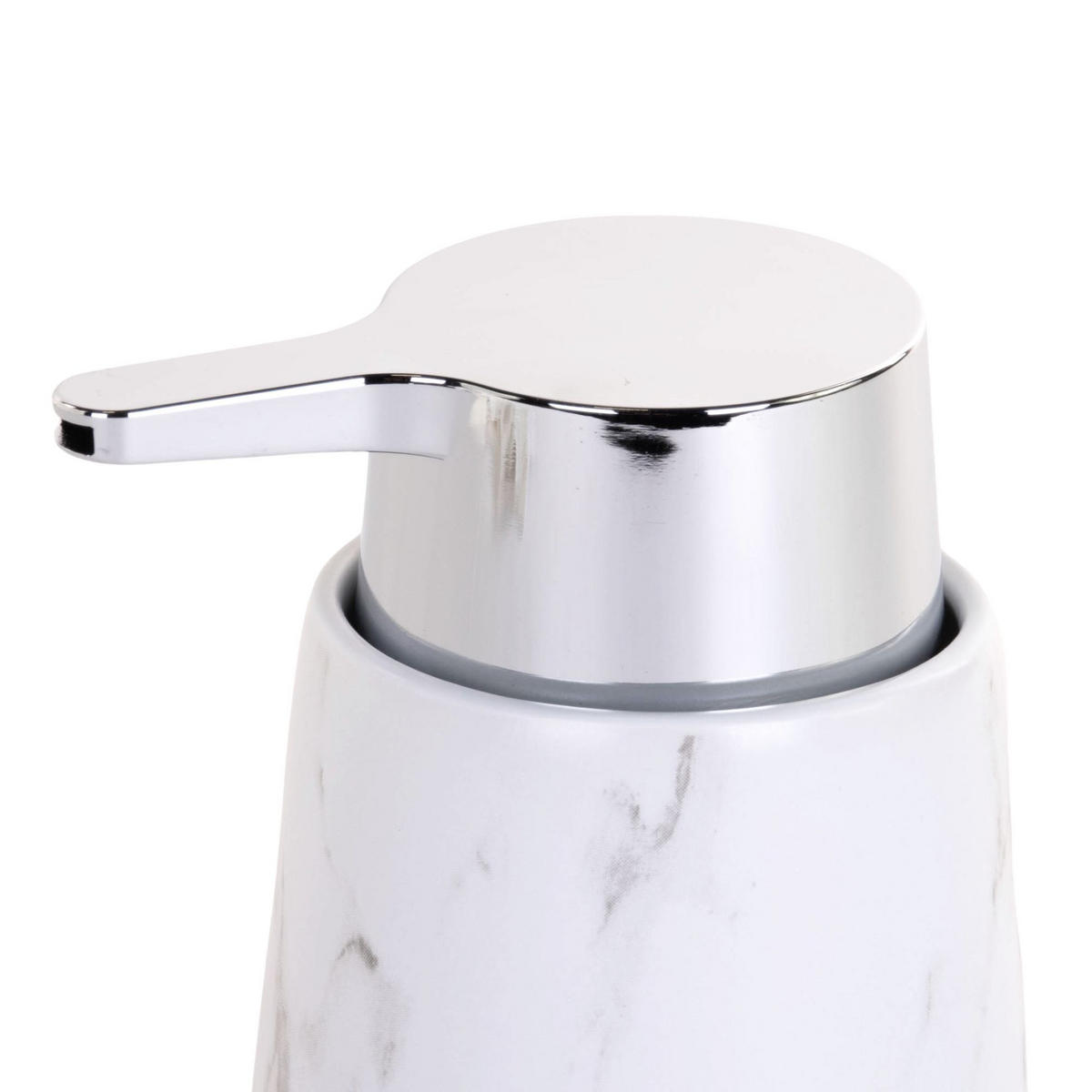 SEIFENSPENDER Adrada 8,5/10,5/15 cm - Grau, Keramik (10.5/15/8.5cm) - Wenko
