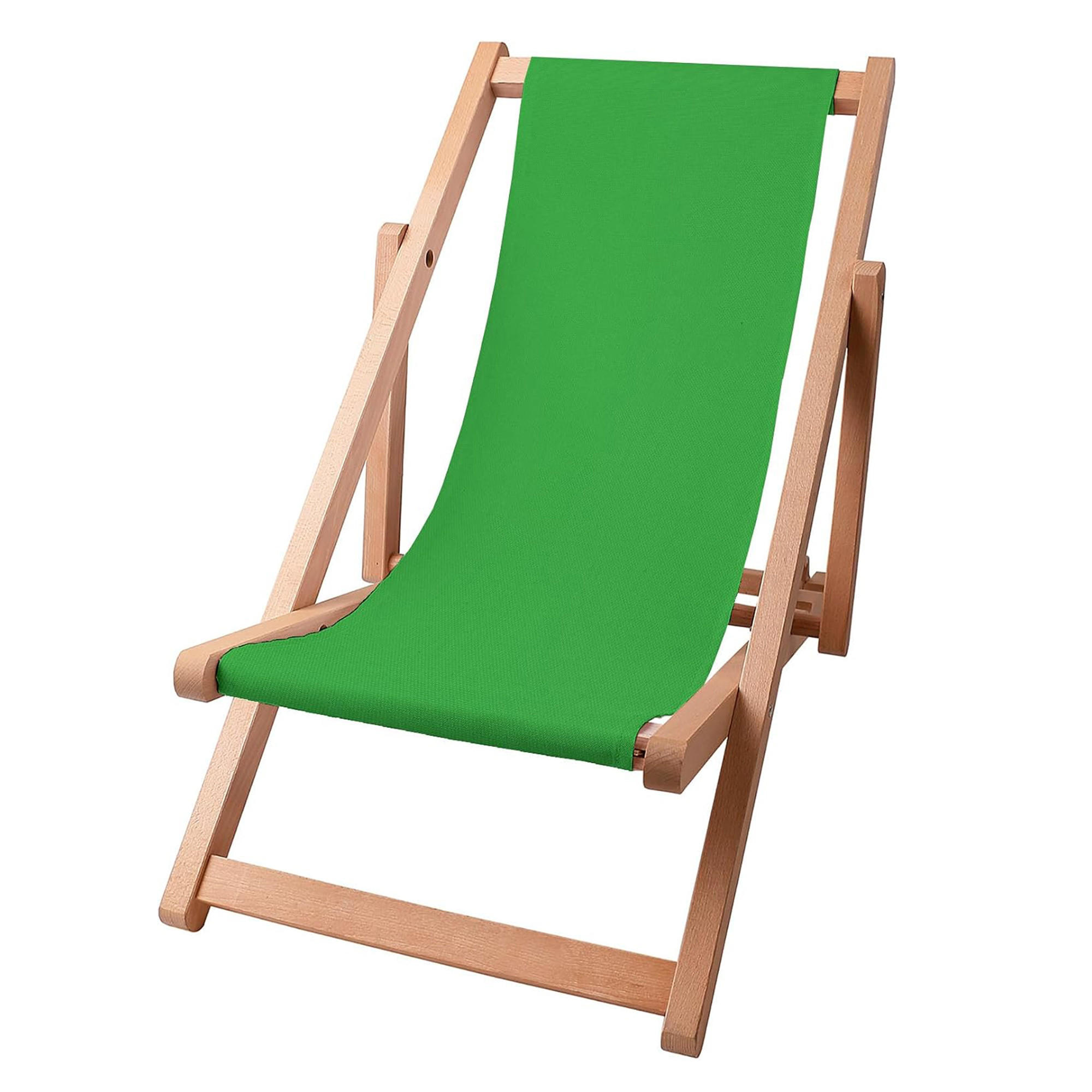 LIEGESTUHL Kinder, Dublin, 78/36/59 cm, Buche/Polyester - Grün, Holz (36/59/90cm) - Dreamroots