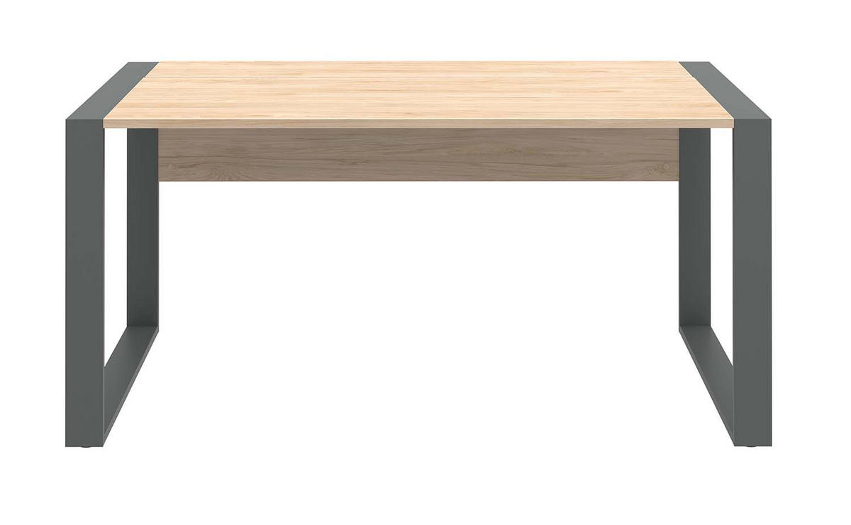 SCHREIBTISCH - 150x80cm - Hickory - Eichefarben, Holzwerkstoff (80/150/74cm) - Röhr