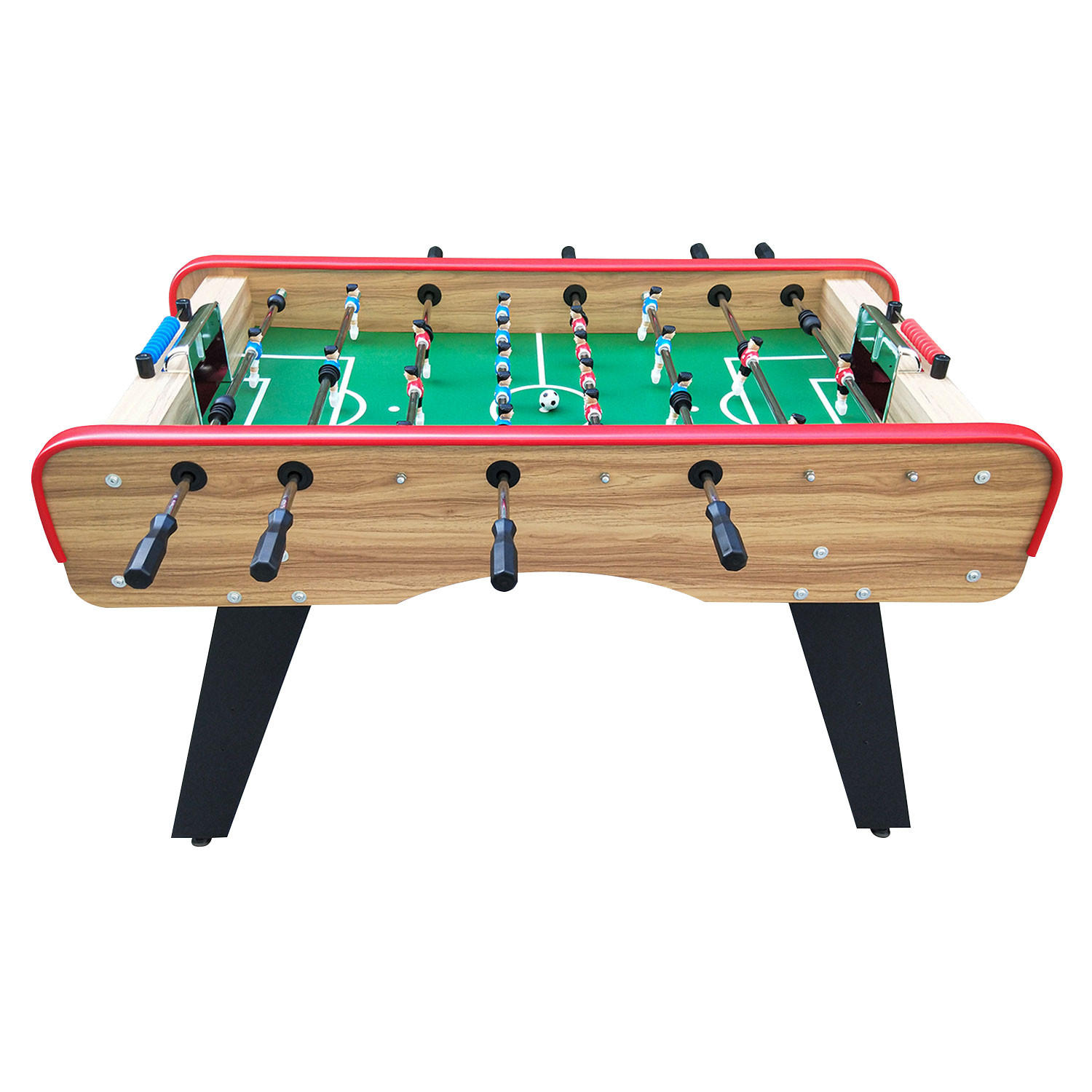 TISCHFUSSBALL - Braun, Holzwerkstoff (72.8/146.6cm) - Happy Garden