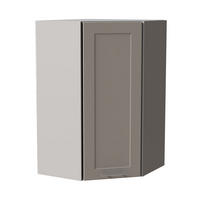 HÄNGESCHRANK Oslo W4/10/60 Grau / Kaschmir Matt 60 / 60 / 96cm - Kaschmir/Grau, Holz/Holzwerkstoff (60/96/60cm) - Feldmann-Wohnen